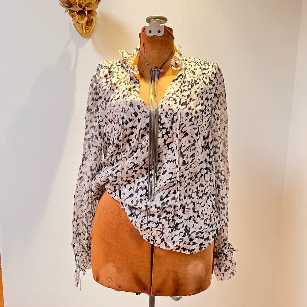 Intermix Silk Blouse Size XL